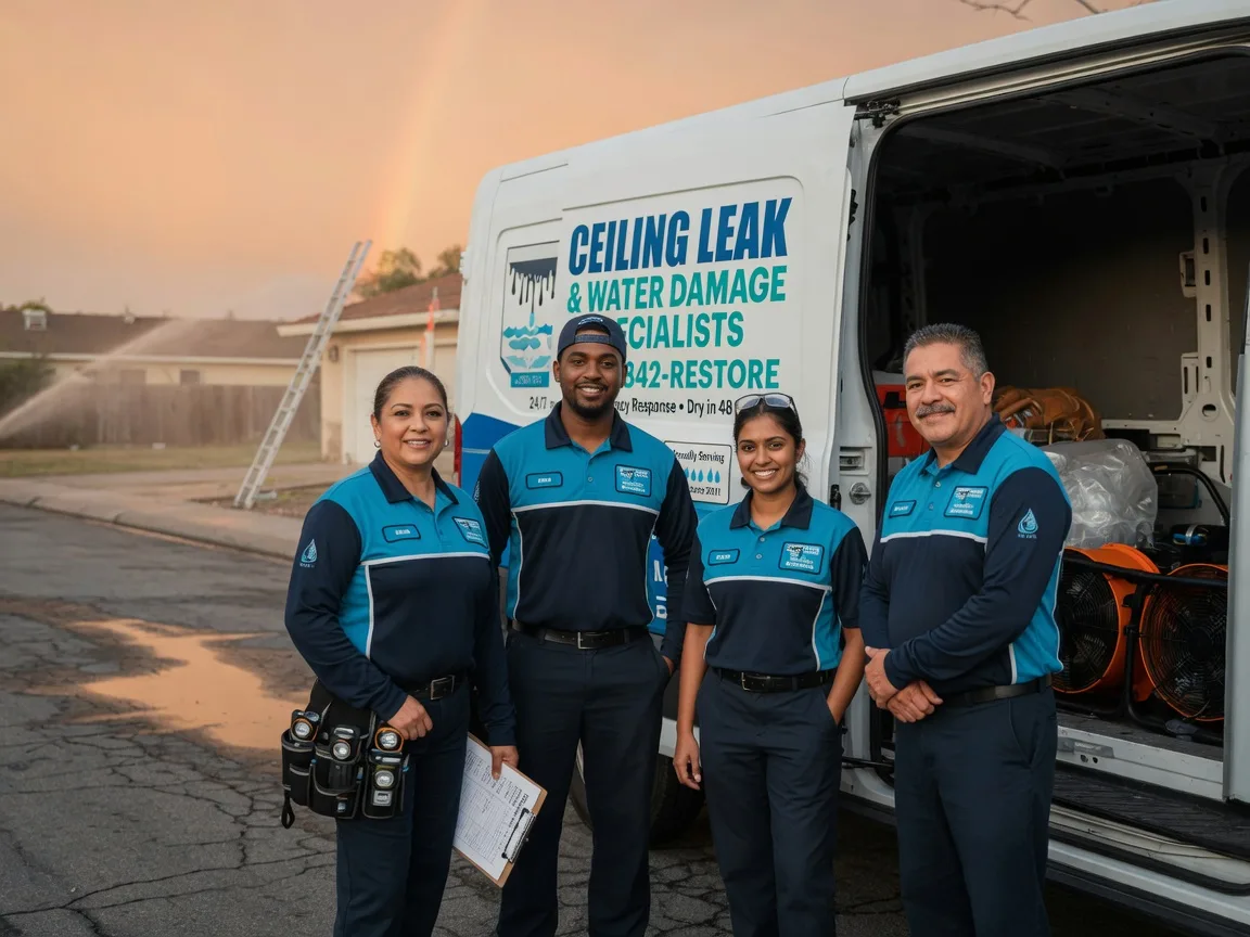 Ceiling Leak Cleanup company in Cambria, WI